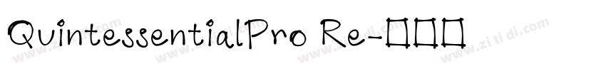 QuintessentialPro Re字体转换